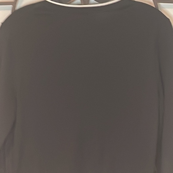 BANANA REPUBLIC STRETCH COTTON CARDIGAN BLACK/WHITE SIZE SMALL - Picture 8 of 10